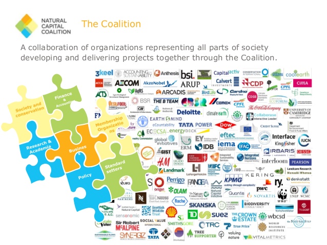 Natural Capital Coalition organizations 