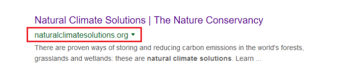 Natural Climate Solutions google search – which is which?
